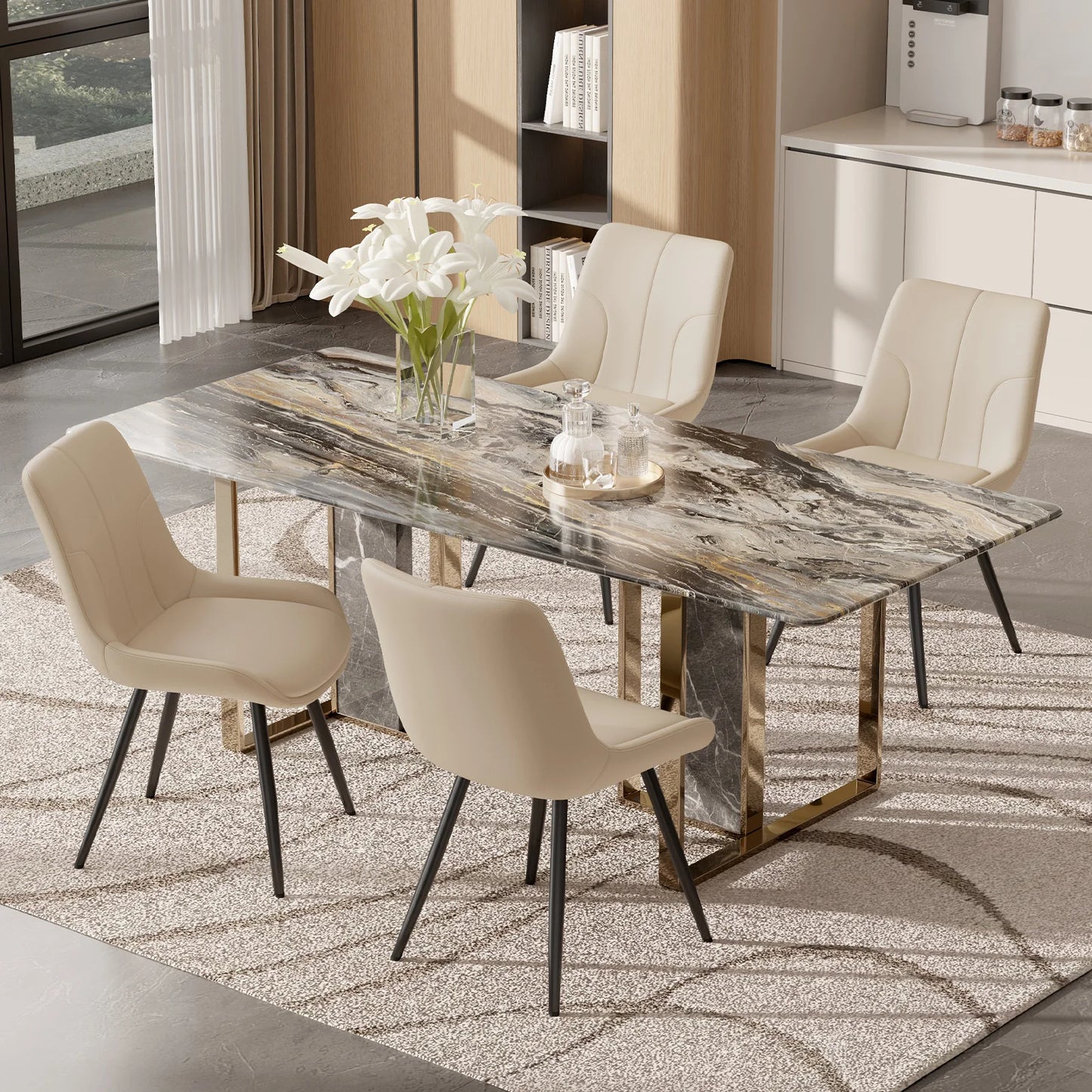 Faux Leather Dining Chairs