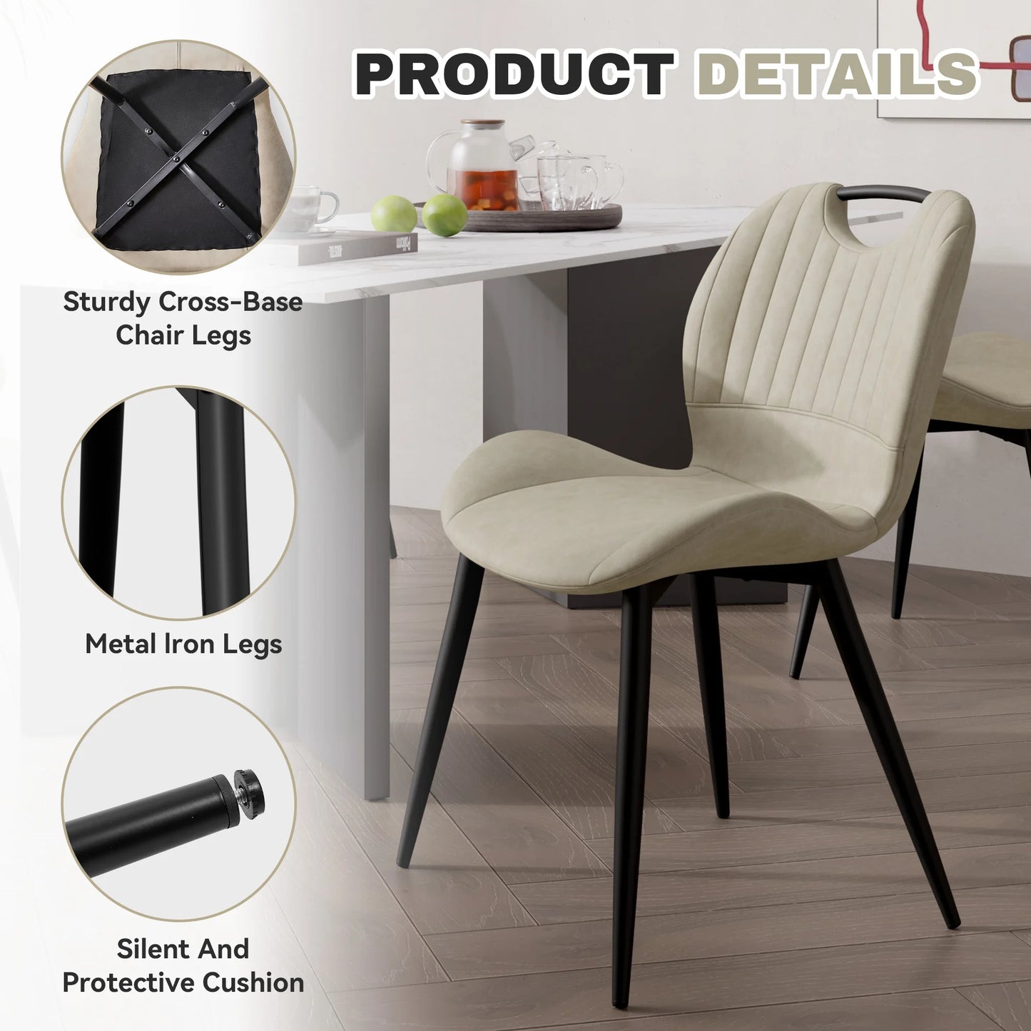 Upholstered Dining Chair Set of 2