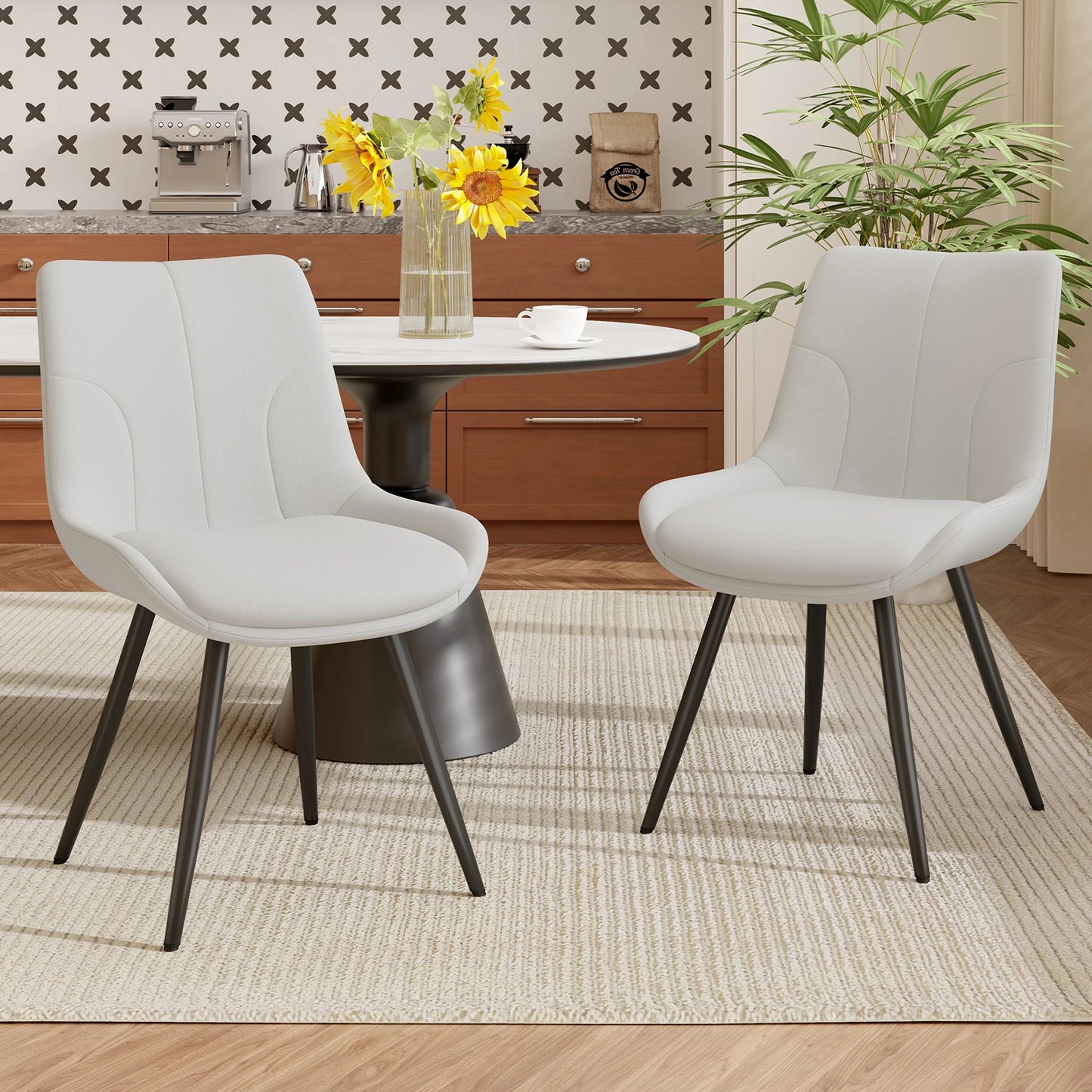 Faux Leather Dining Chairs