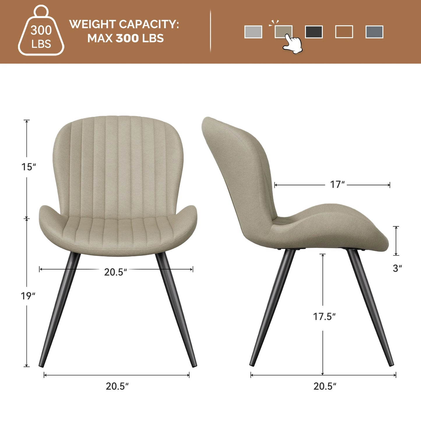 Modern Shell Dining Chairs