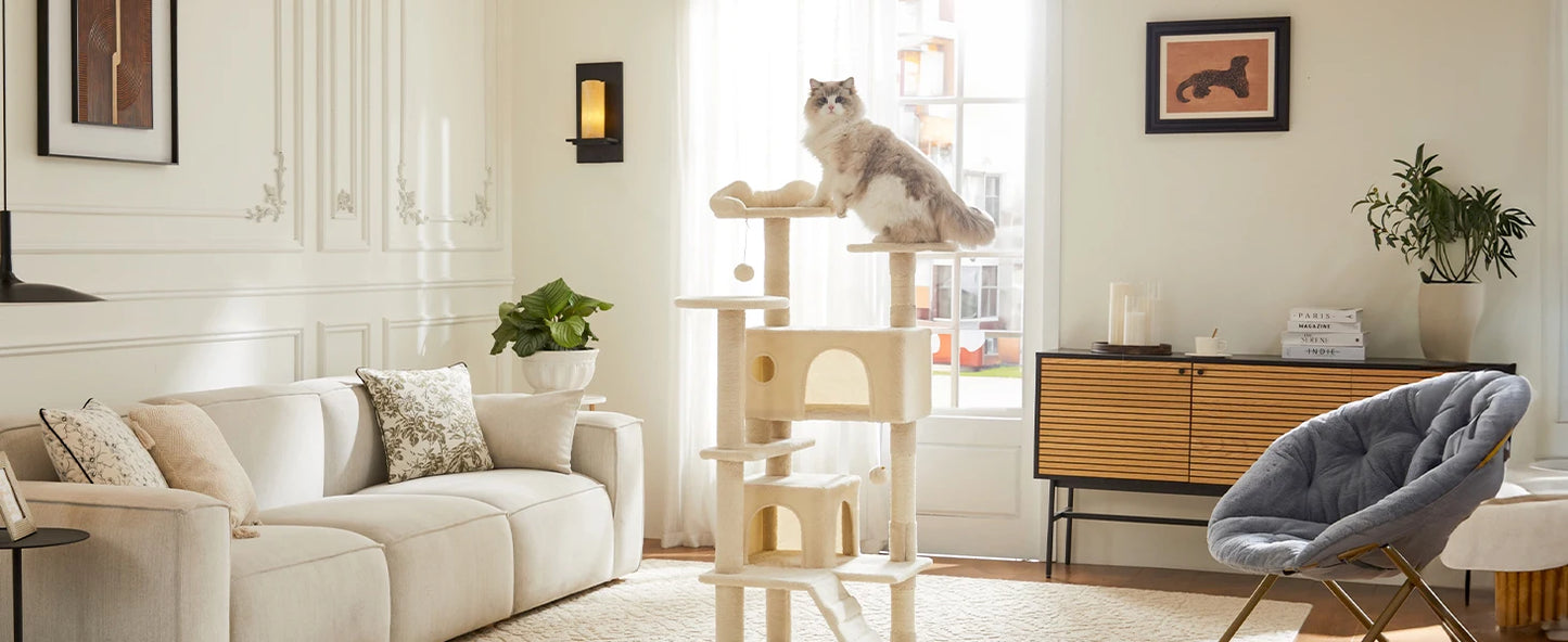 54in Tall Multi-Level Cat Tree