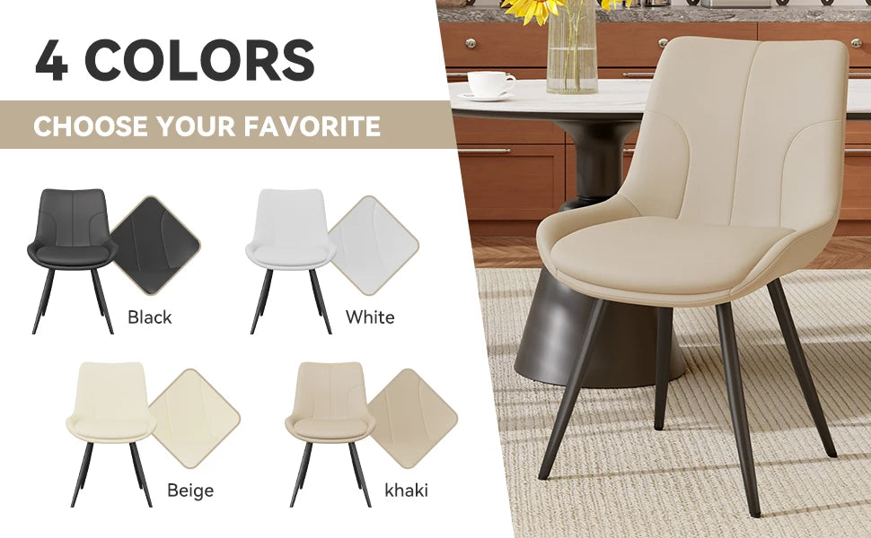 Faux Leather Dining Chairs