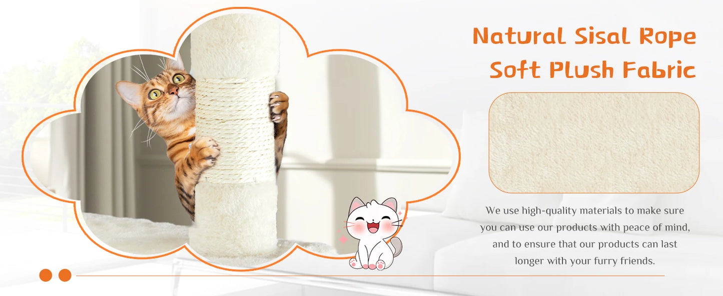 54in Tall Multi-Level Cat Tree