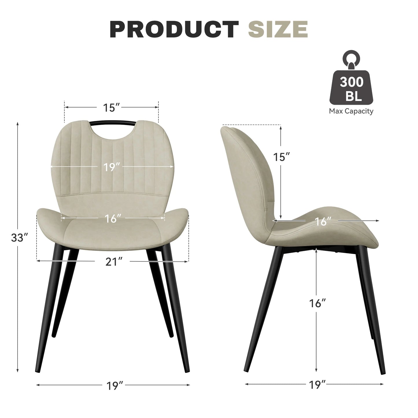 Upholstered Dining Chair Set of 2