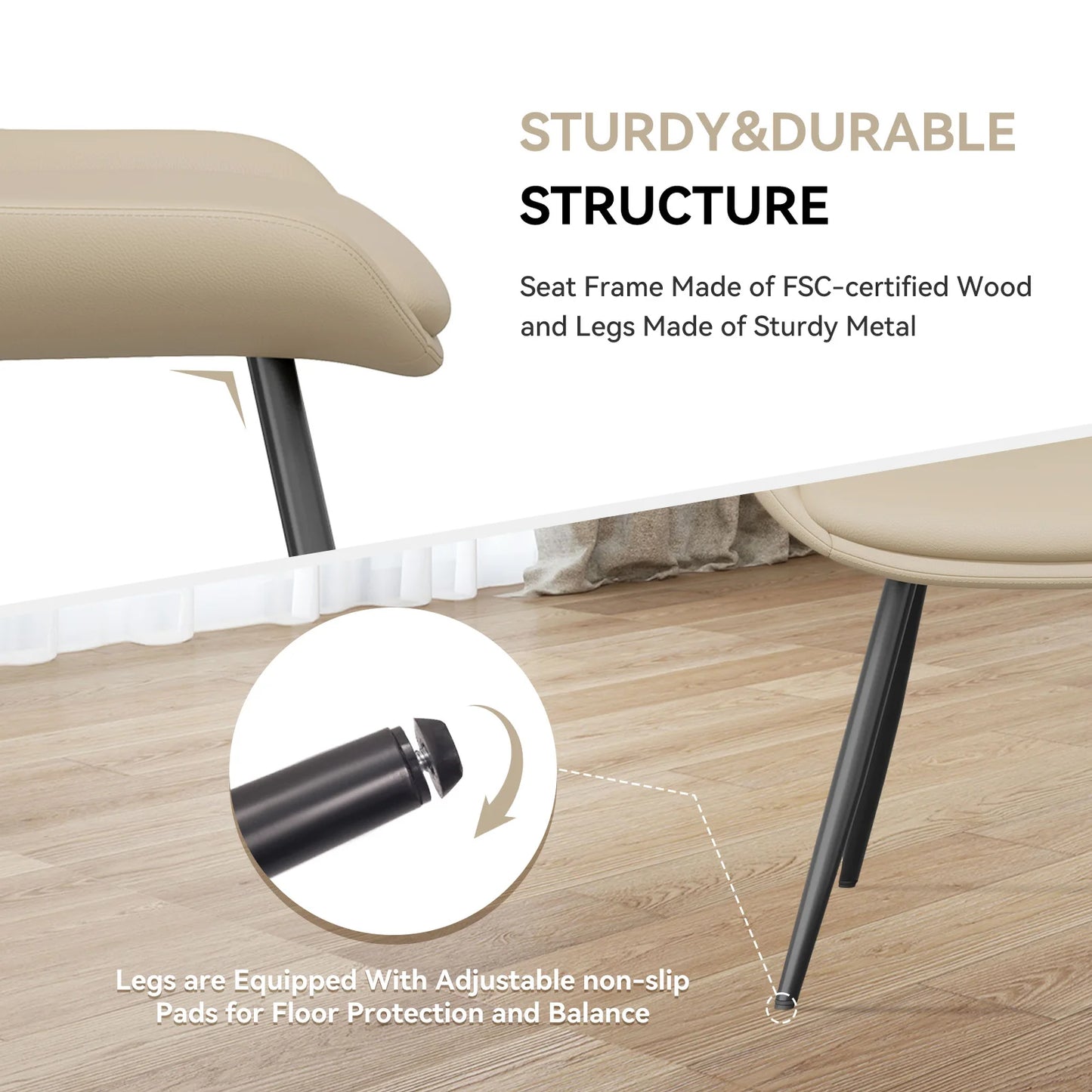 Faux Leather Dining Chairs
