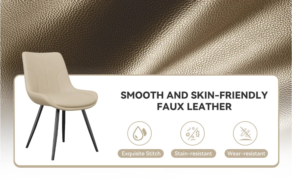 Faux Leather Dining Chairs