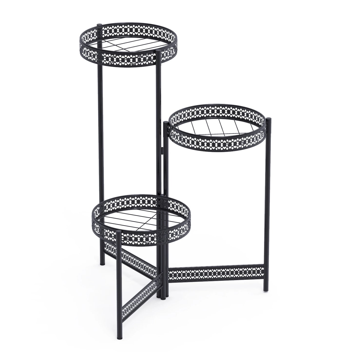 4‑Tier Metal Plant Stand
