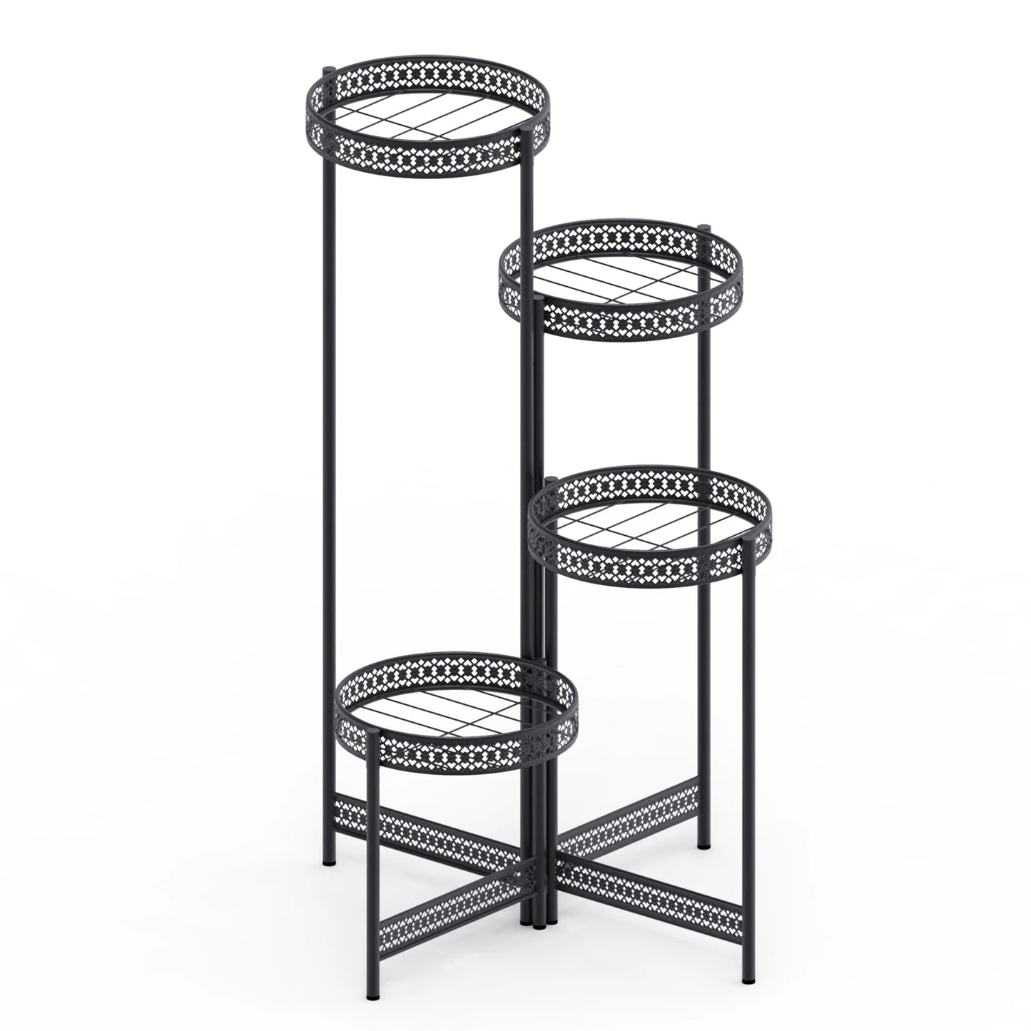 4‑Tier Metal Plant Stand