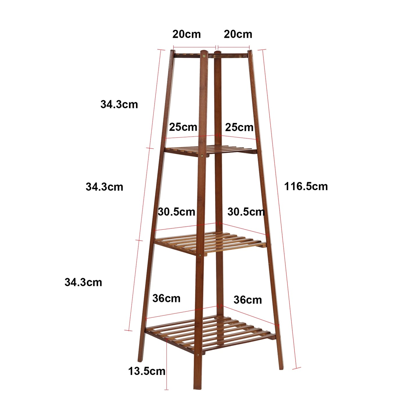 Tall Bamboo Plant Stand