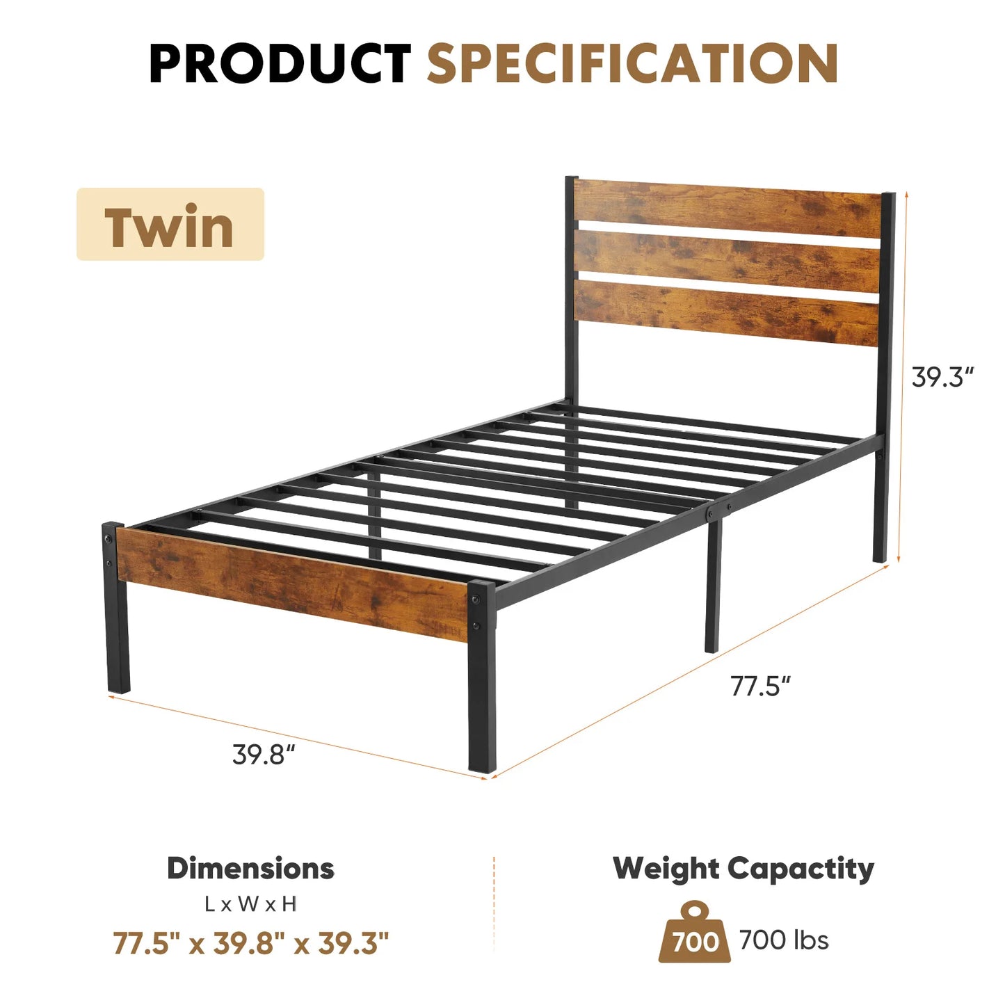 Metal Queen Bed Frame