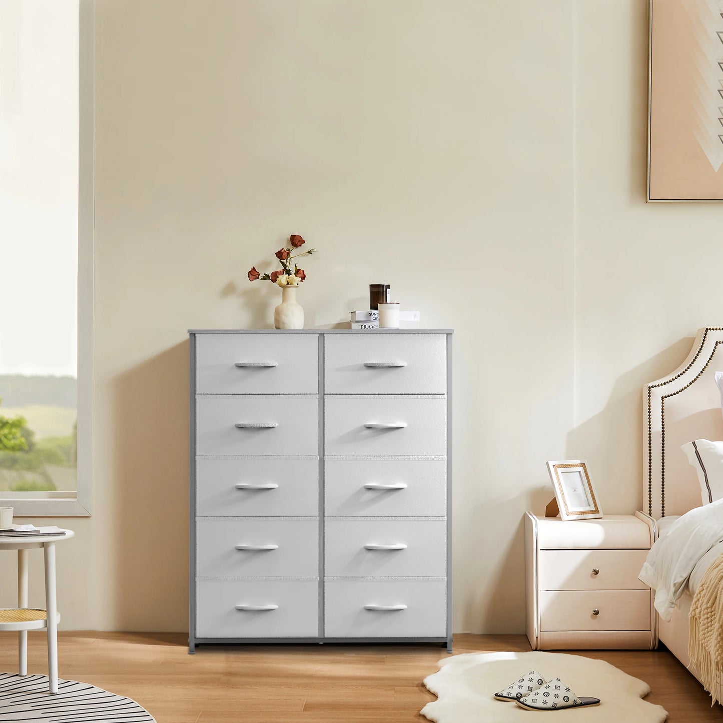 Wardrobe with Fabric Drawers (5/7/10 Drawers)