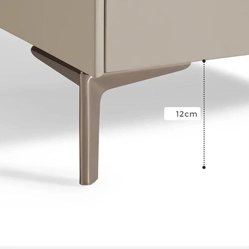 Italian Luxury Nightstand – Modern Nordic Bedside Table with Drawers