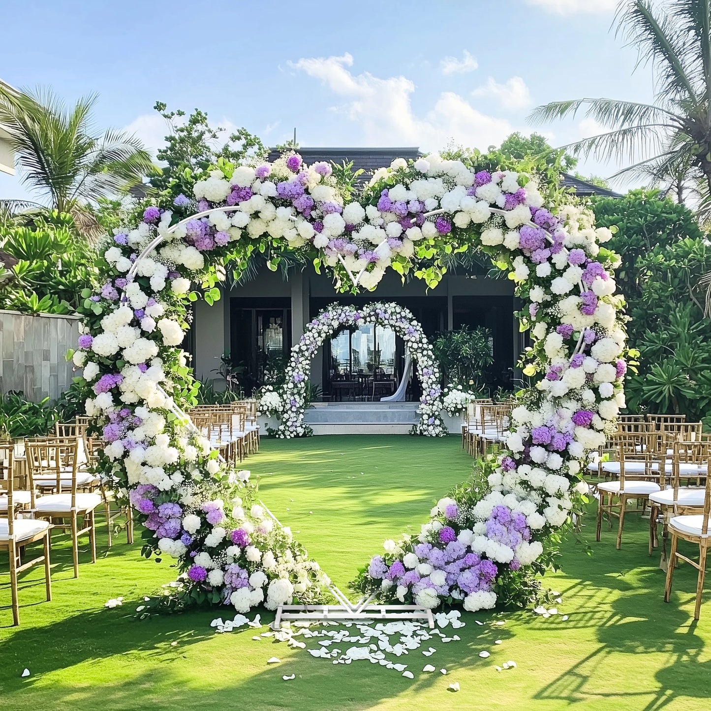 Heart-Shaped Wedding Arch Frame