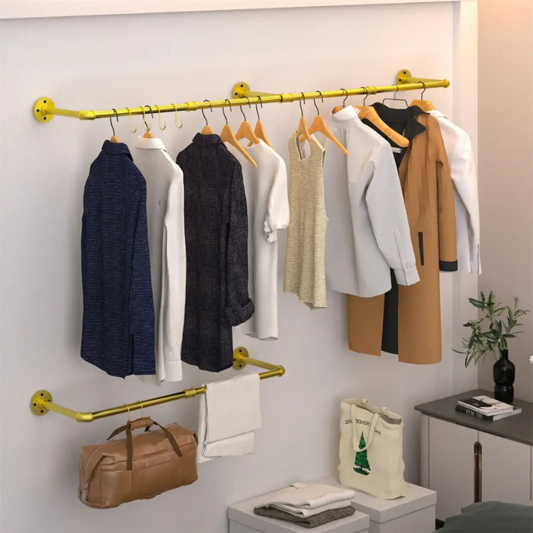 Industrial Pipe Clothes Rack