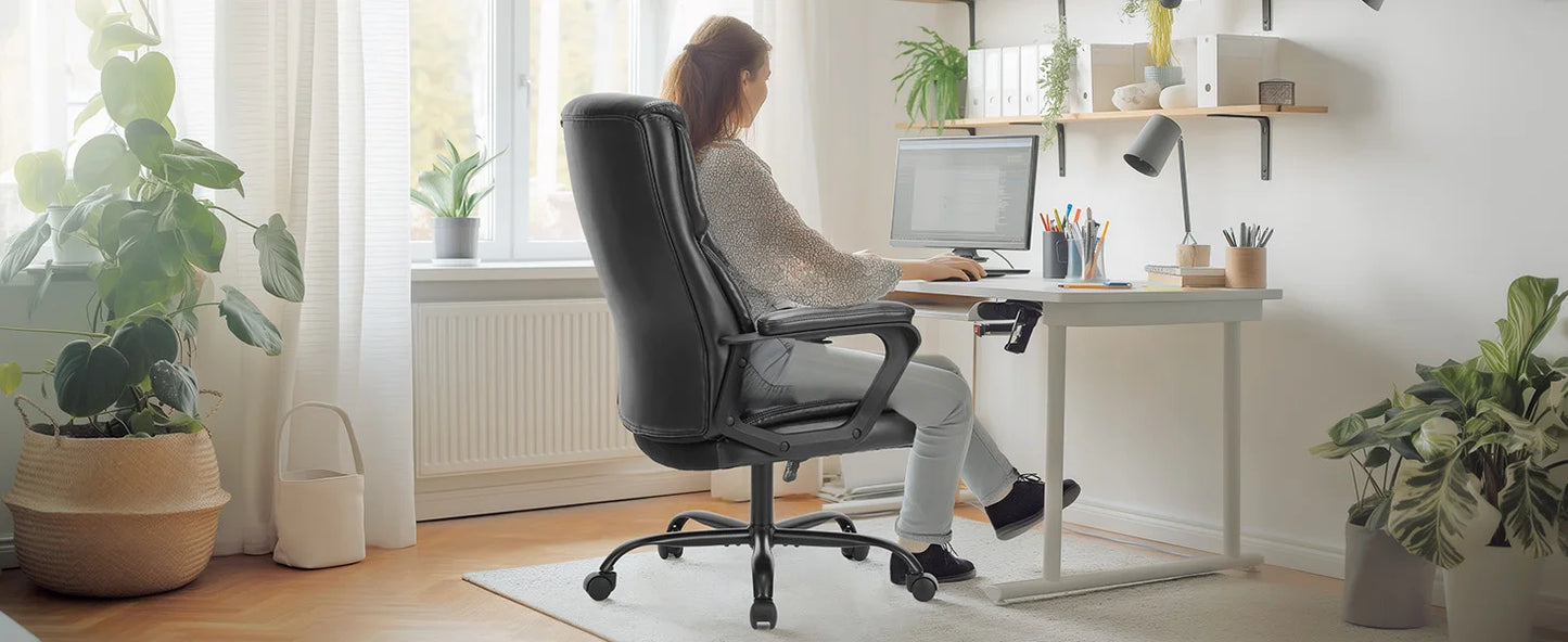 Ergonomic PU Leather Chair