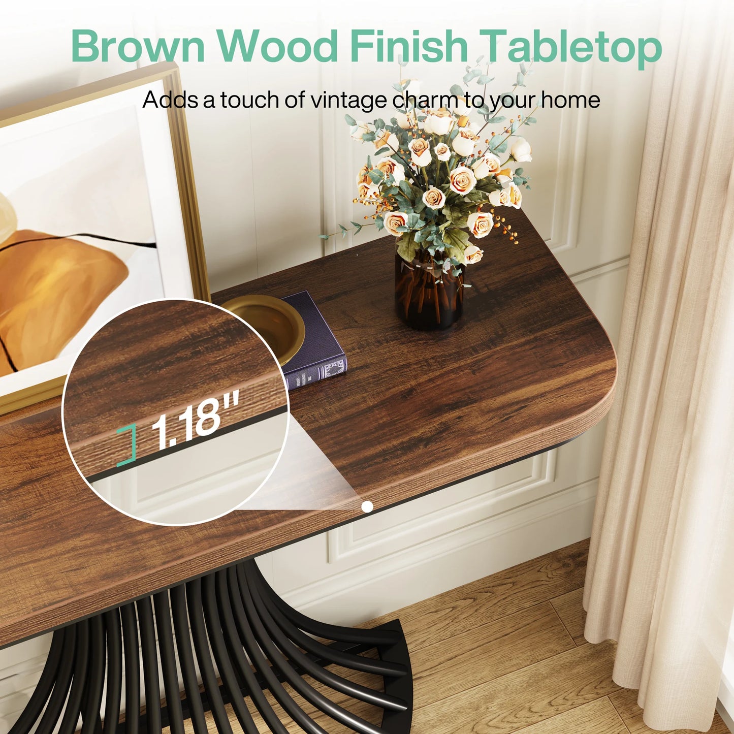 Geometric Console Table