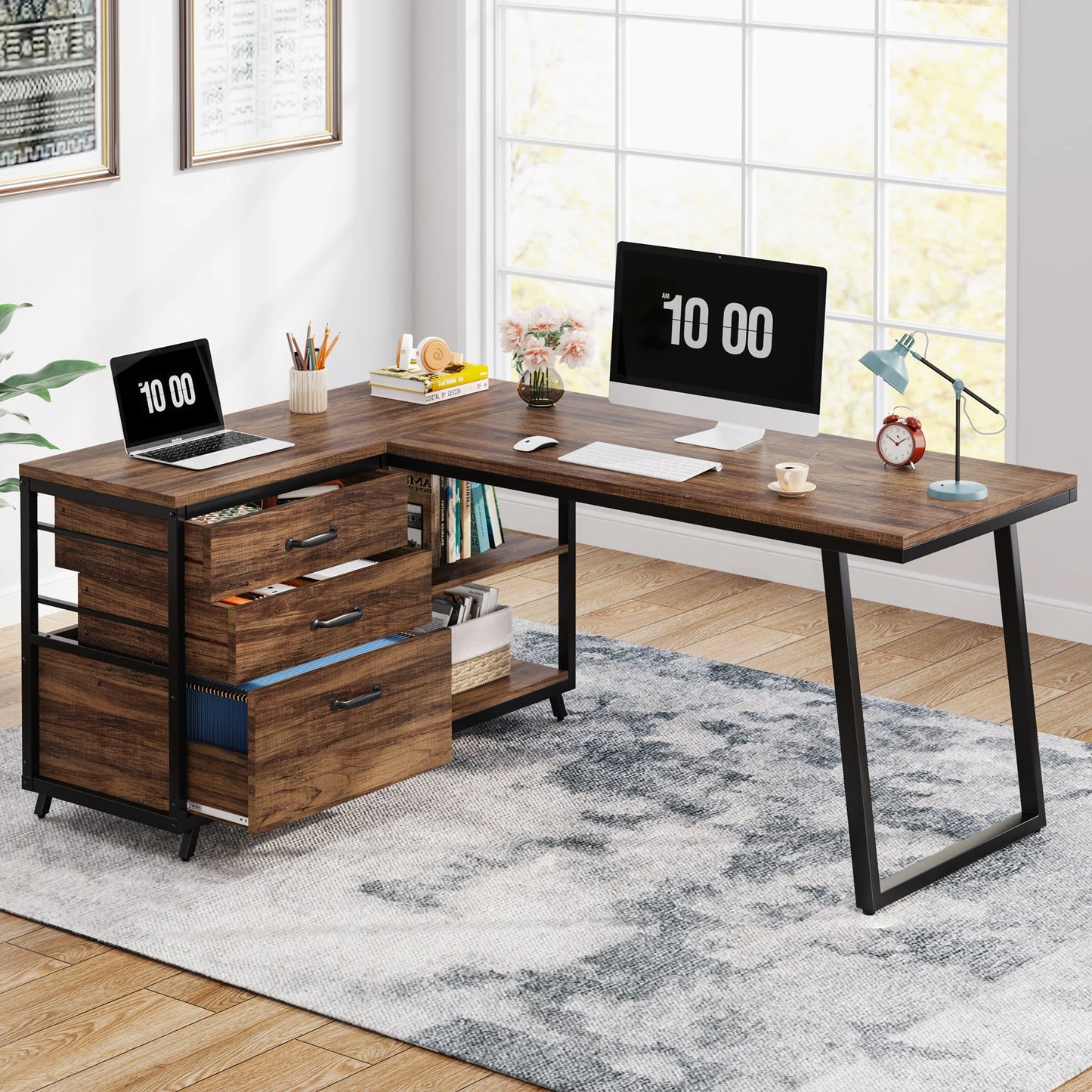L‑Shaped PC Desk