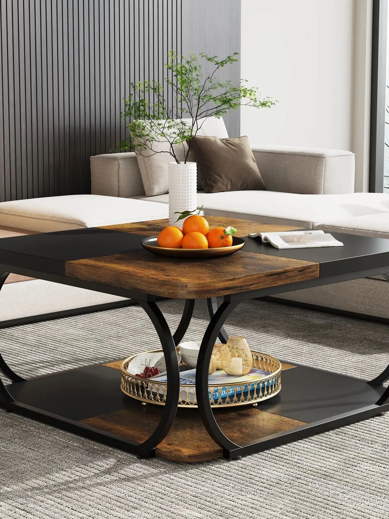 Square Farmhouse Coffee Table