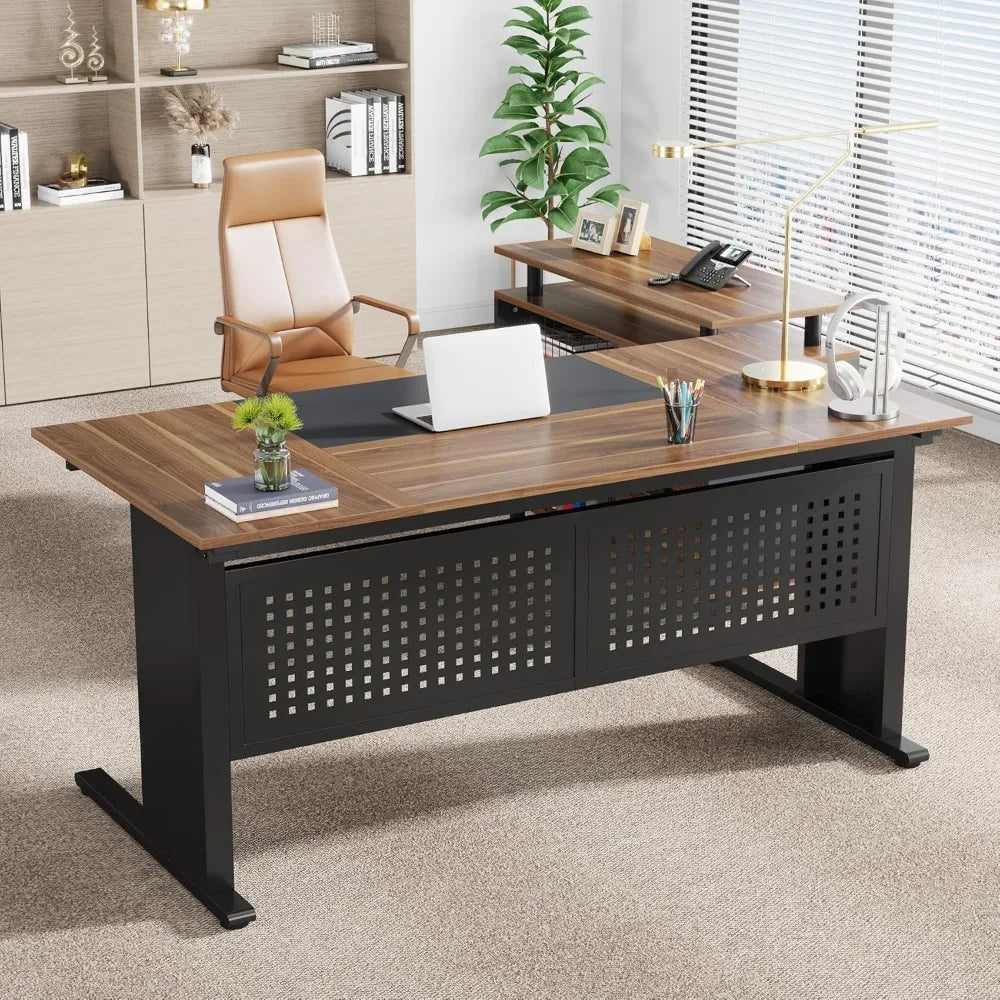 Executive L‑Shaped Desk