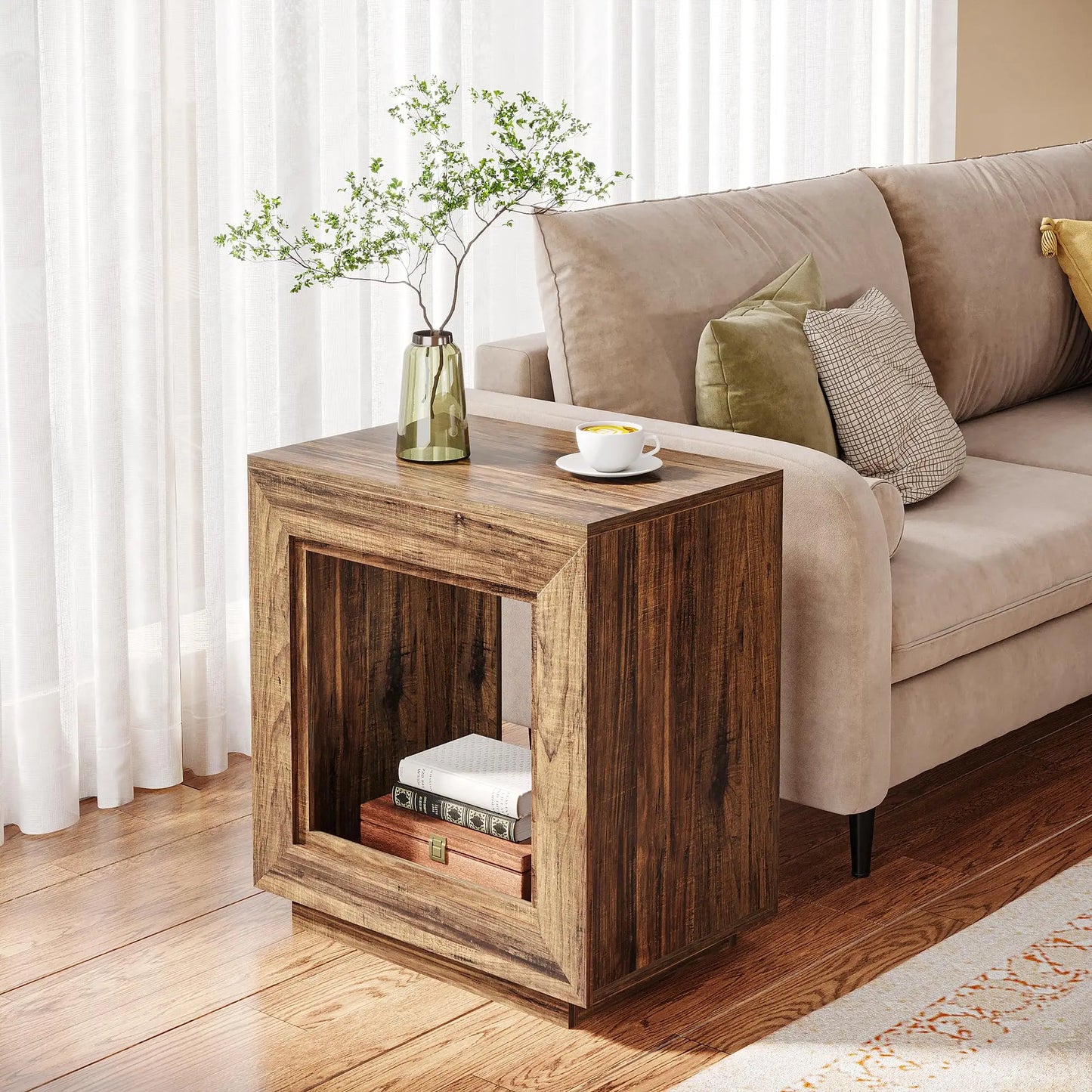 Rustic Farmhouse End Table