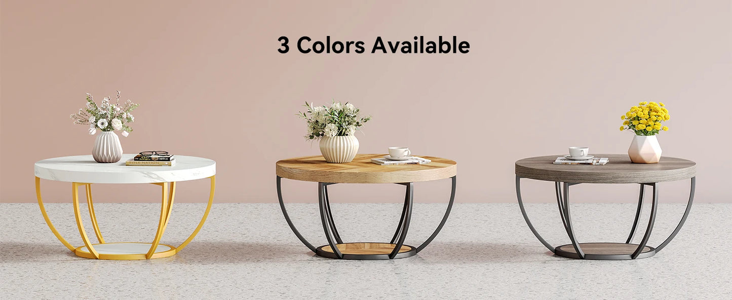 Marble Circle Coffee Table