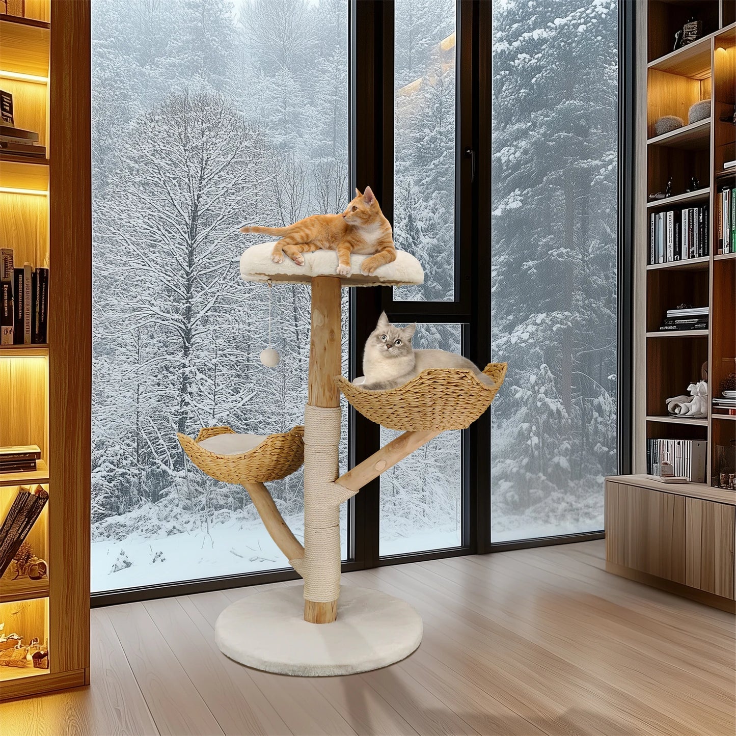 Modern Cat Tree Activity Tower
