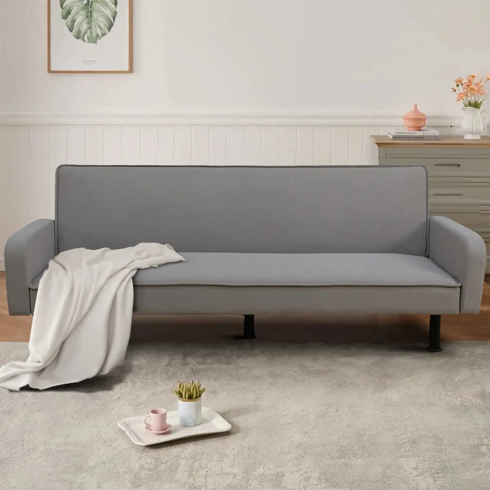 Flannel Futon Sofa Bed