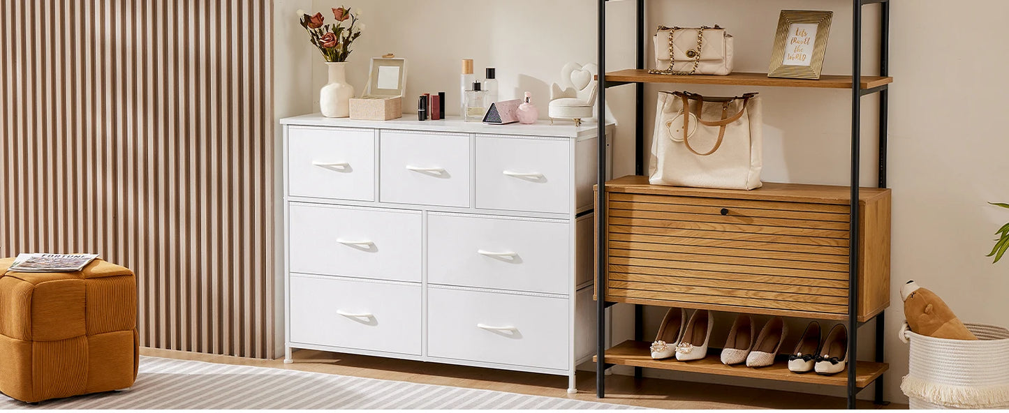 Wardrobe with Fabric Drawers (5/7/10 Drawers)