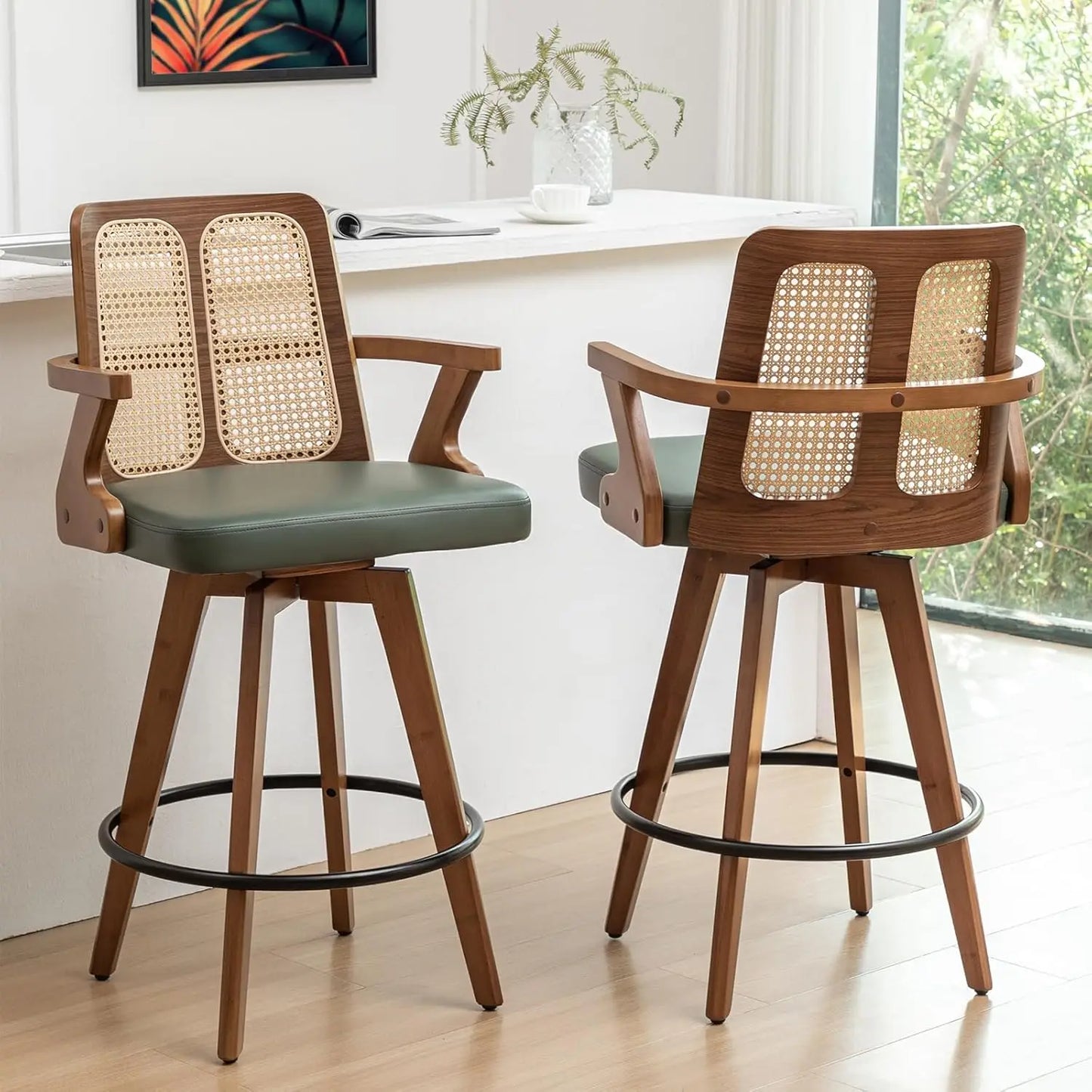 Swivel Bar Stools Set