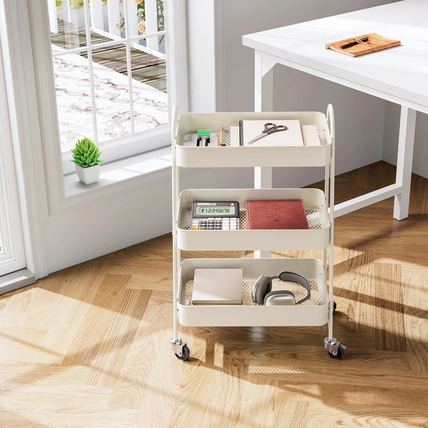3 Tier Metal Cart