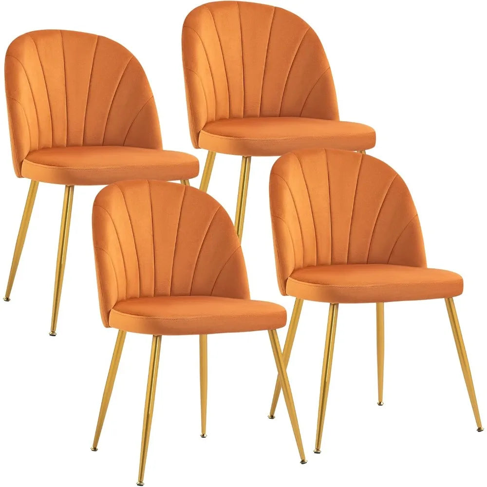 Velvet Accent Dining Chairs