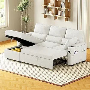L‑Shaped Convertible Sofa
