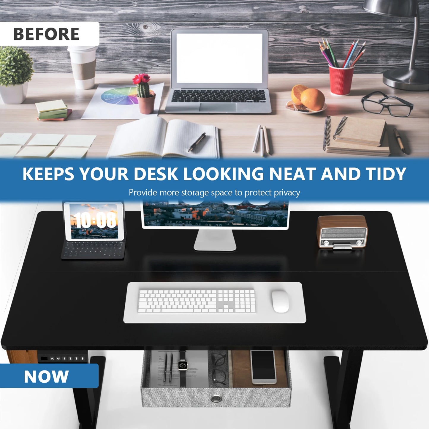 Electric Standing Desk Height Adjustable