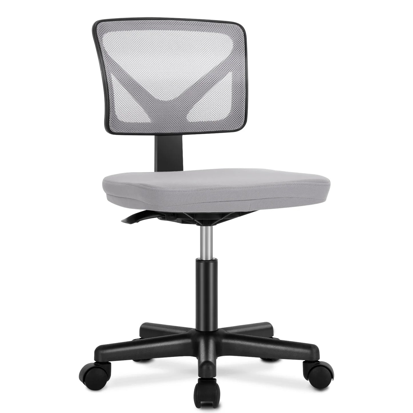 Mesh Armless Office Chair with Lumbar Support