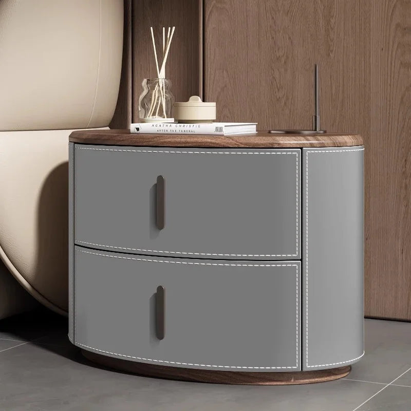 Simple Aesthetic Bedside Table Unique Style Italian Nordic Elegant Nightstands
