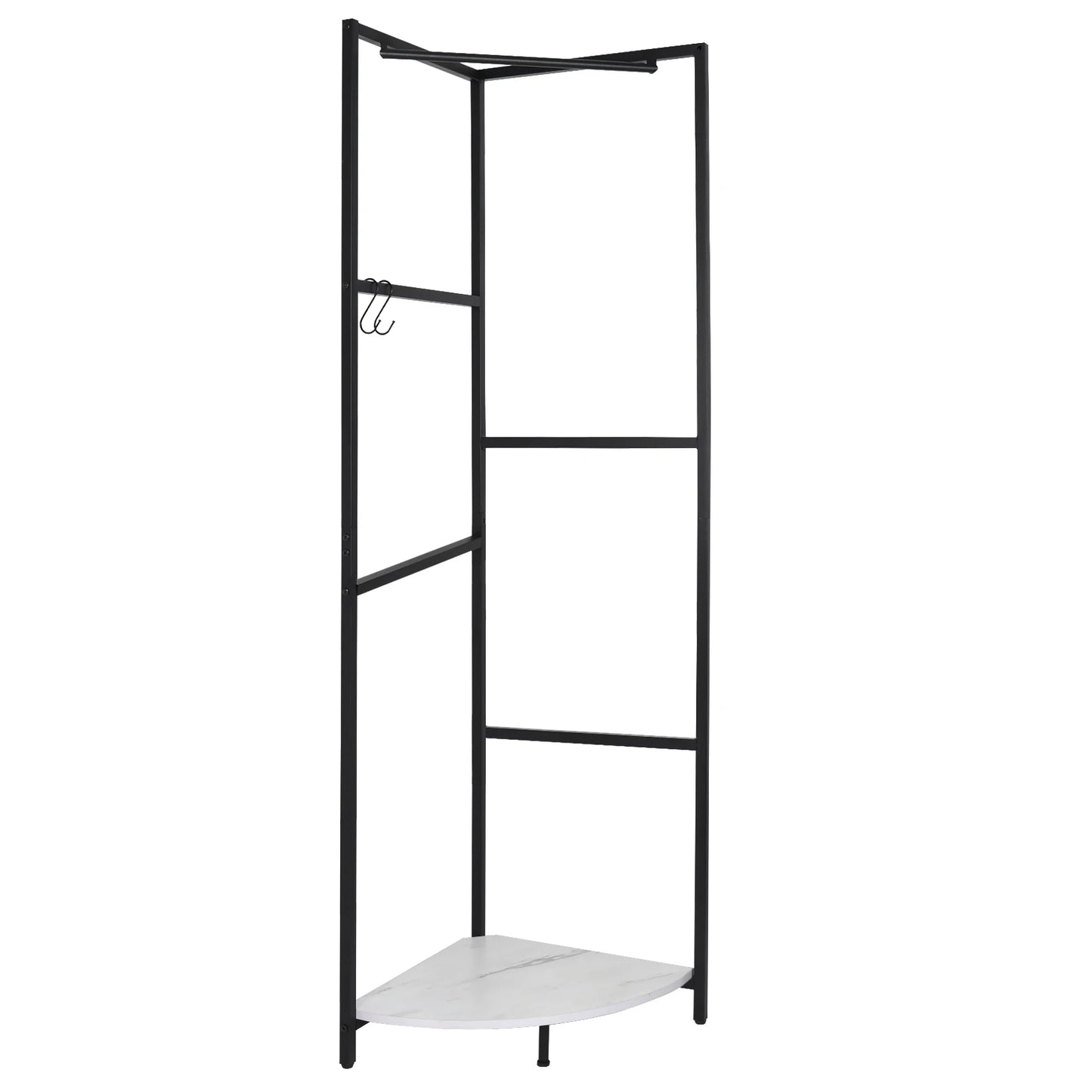 Corner Hall Tree Rack