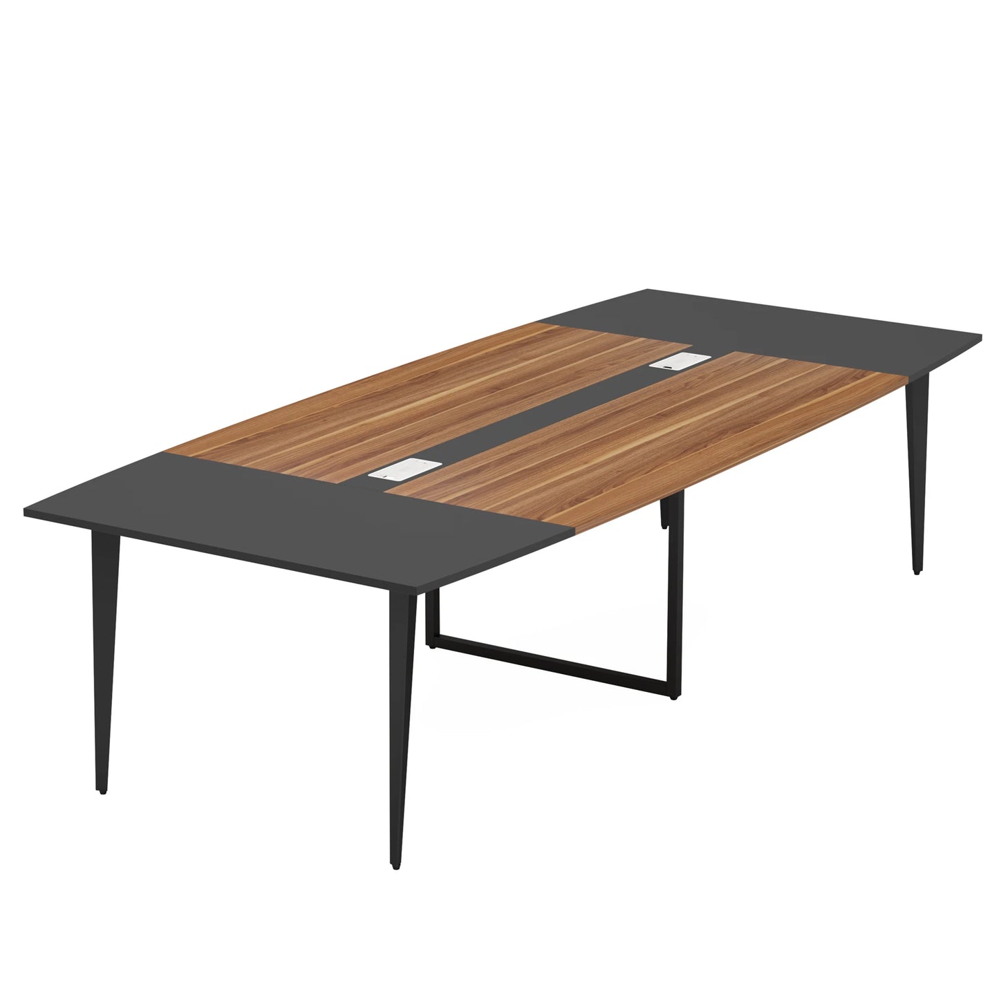 Boat-Shaped Conference Table
