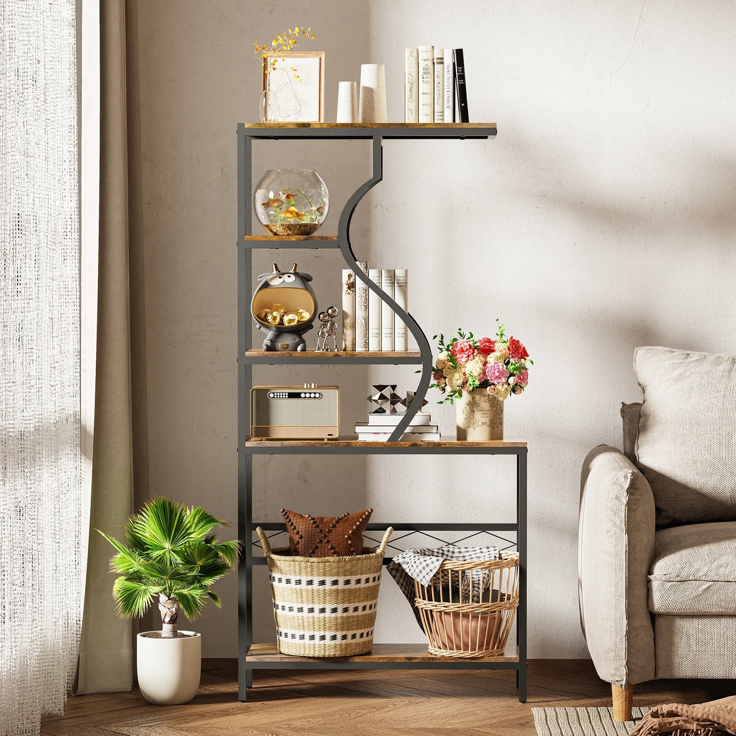 Industrial 5-Tier Plant Stand