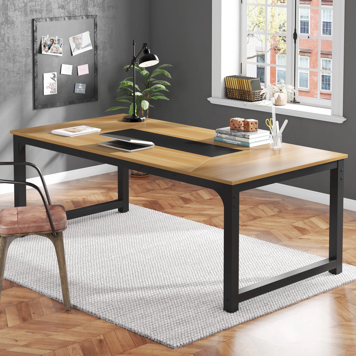 70.8” Executive Computer Desk