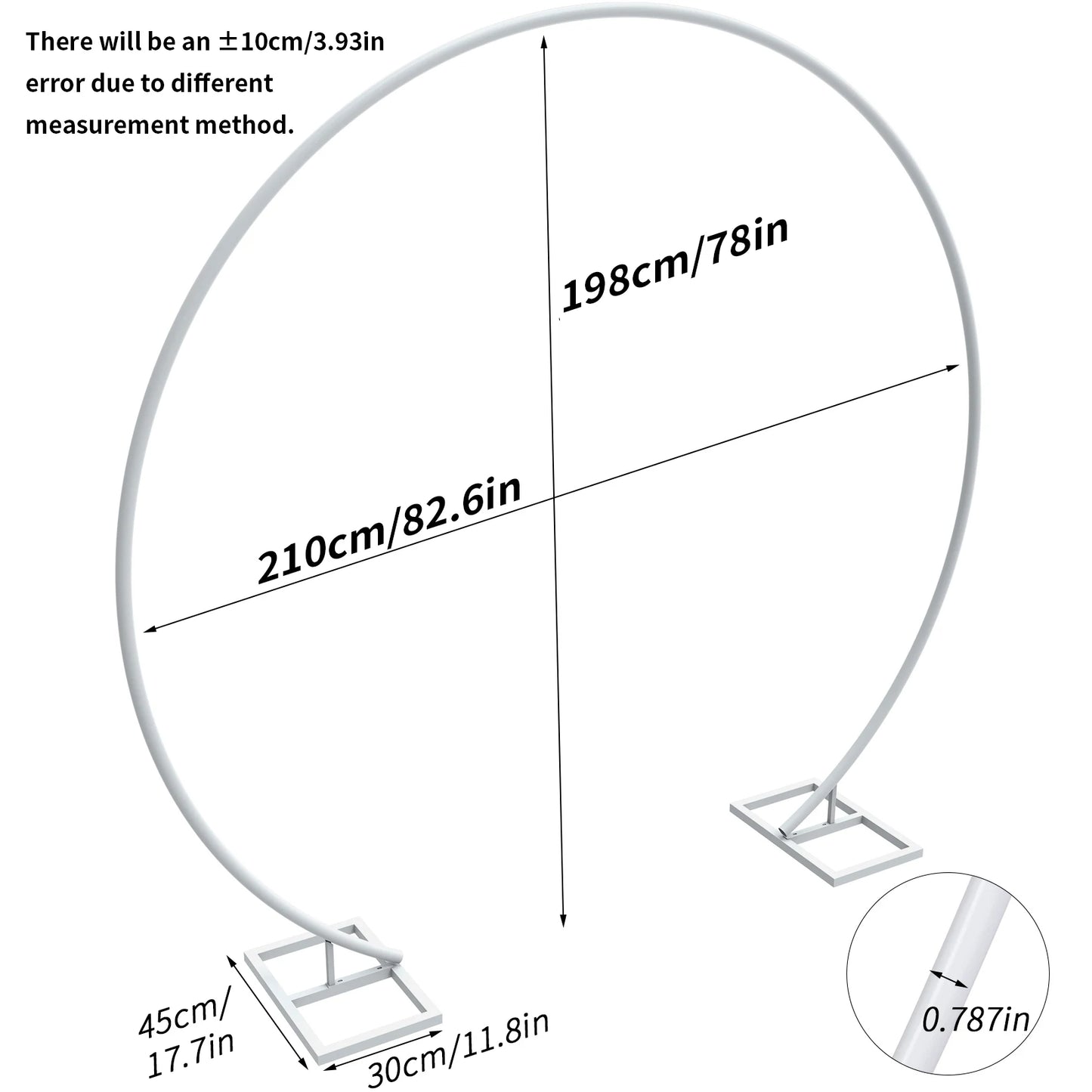 Round Balloon Arch Frame
