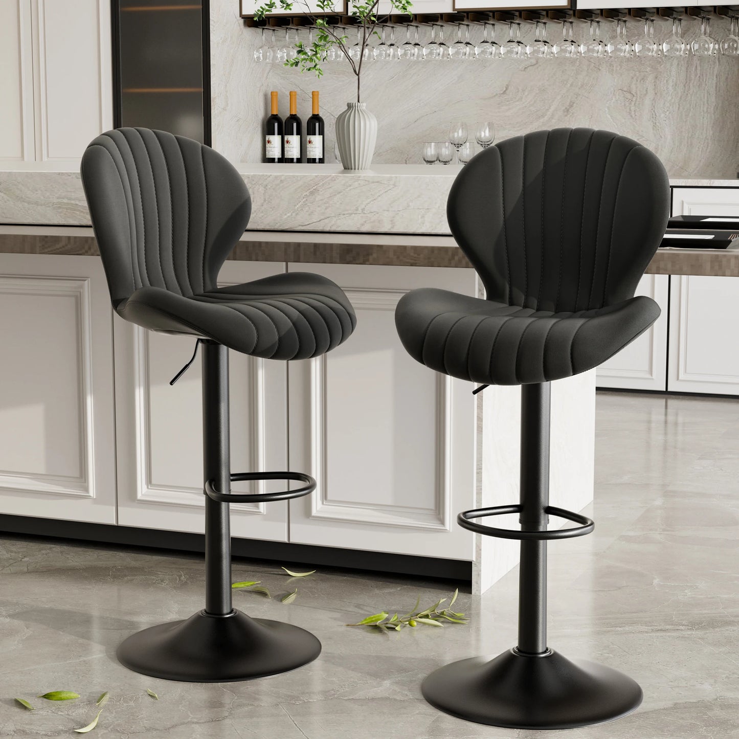 Adjustable Rotating Bar Chairs