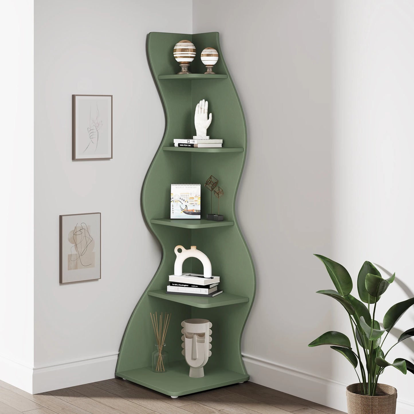 Corner 5‑Tier Shelf