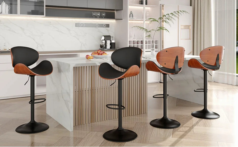 Rotating PU Bar Stools