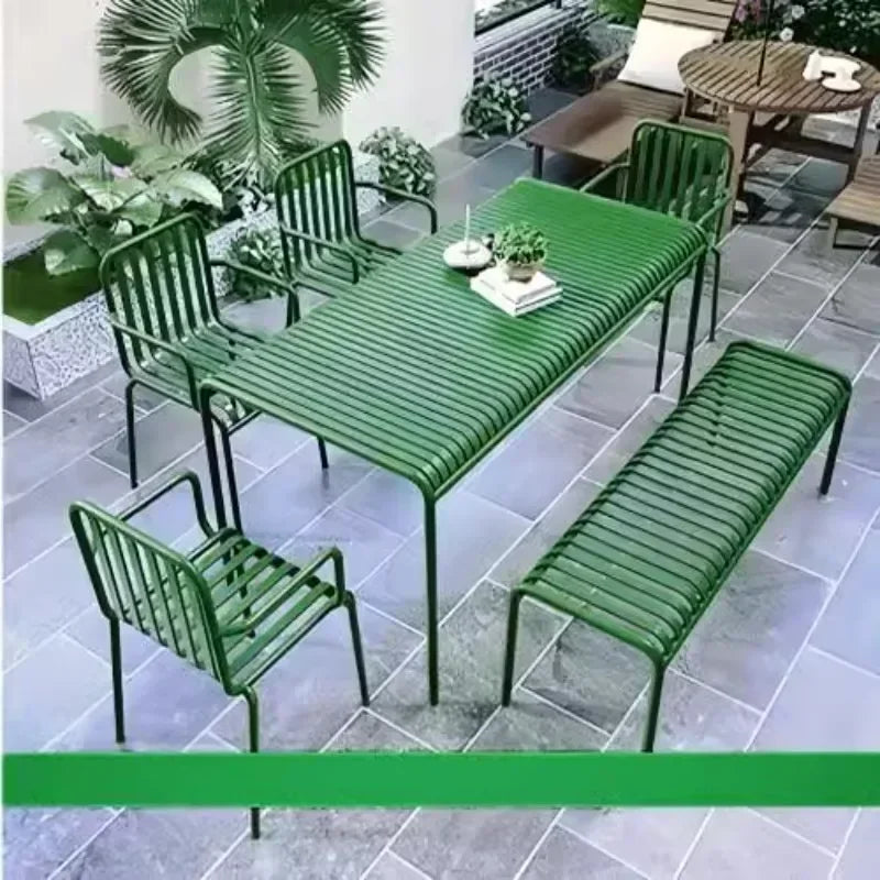 Outdoor Iron Cafe Set