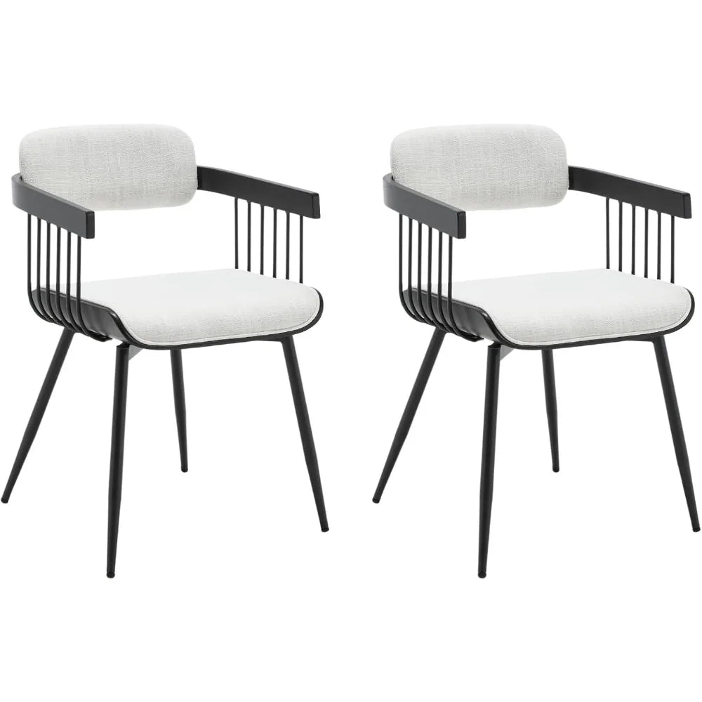 Beige Upholstered Armchairs