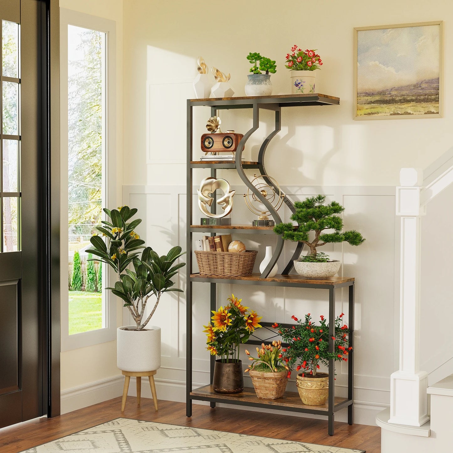 Industrial 5-Tier Plant Stand