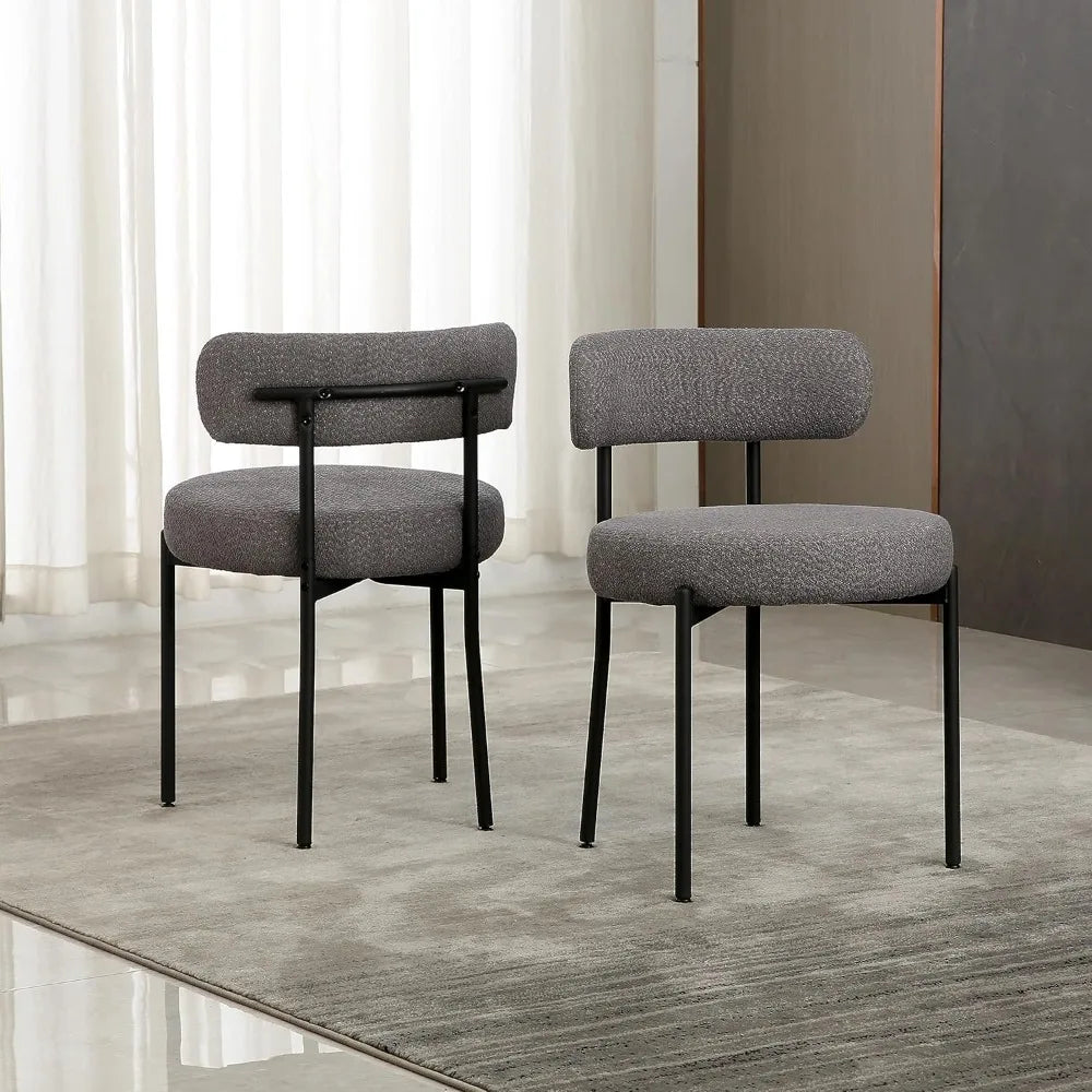 Boucle Sherpa Dining Chairs