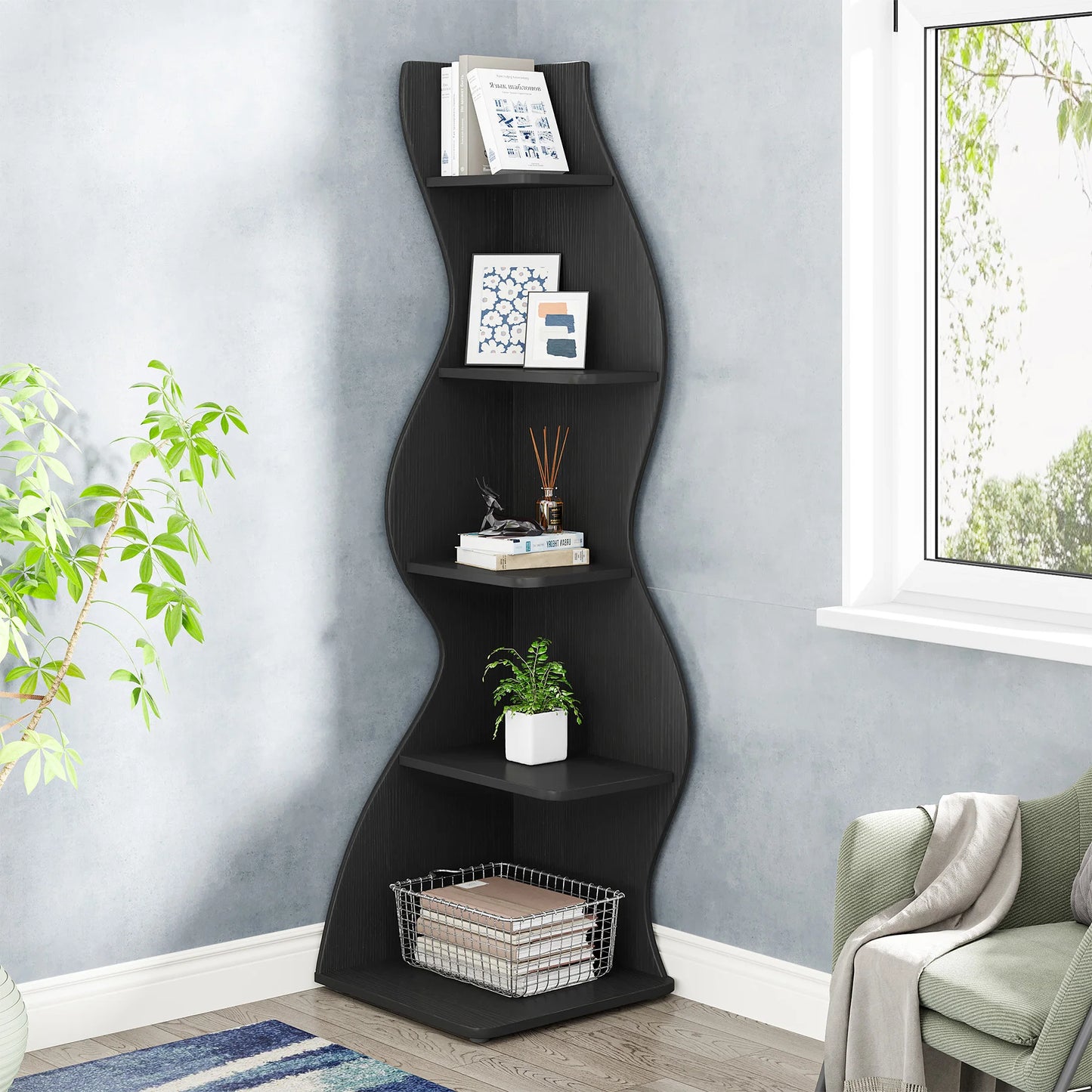 Corner 5‑Tier Shelf