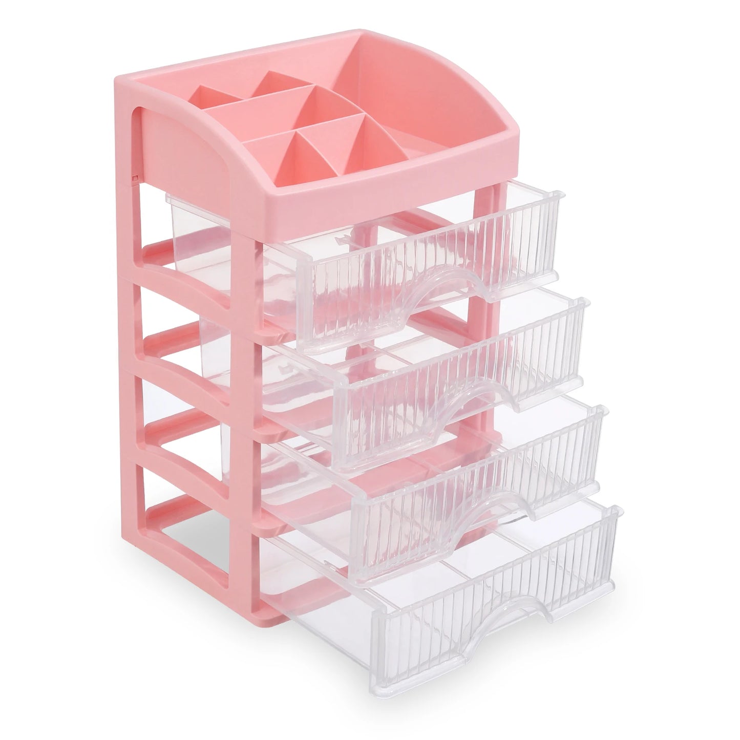 Cosmetic display boxes with 4 drawers