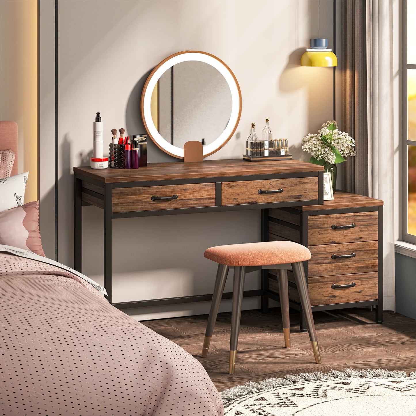 Reversible Drawer Desk